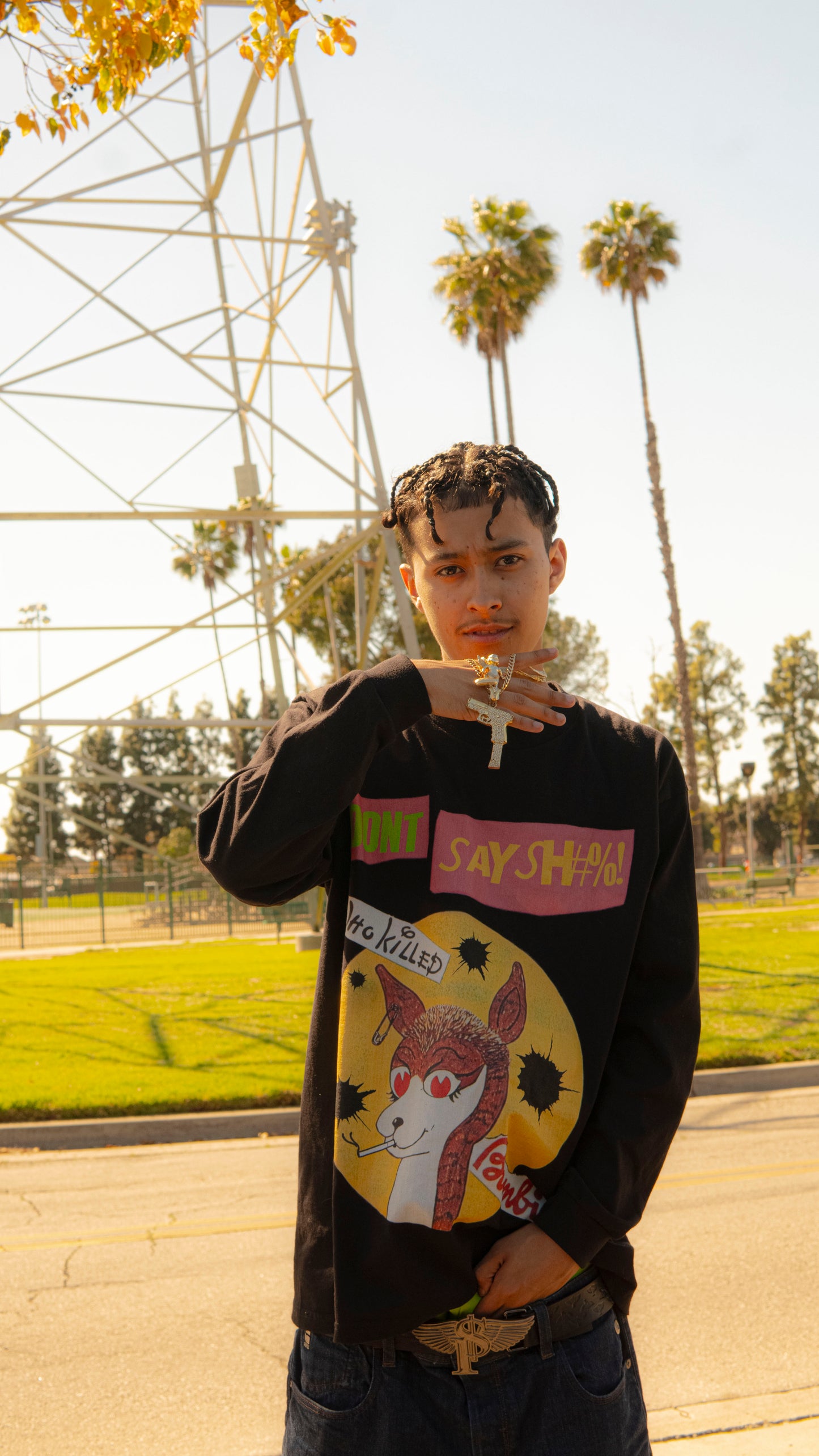 "Who killed Bambi?" Longsleeve